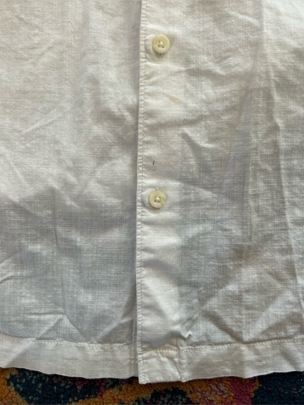 Tommy Bahama | Men's White Short-Sleeve Cotton Button Up Collared Shirt Size XXL - Picture 10 of 16
